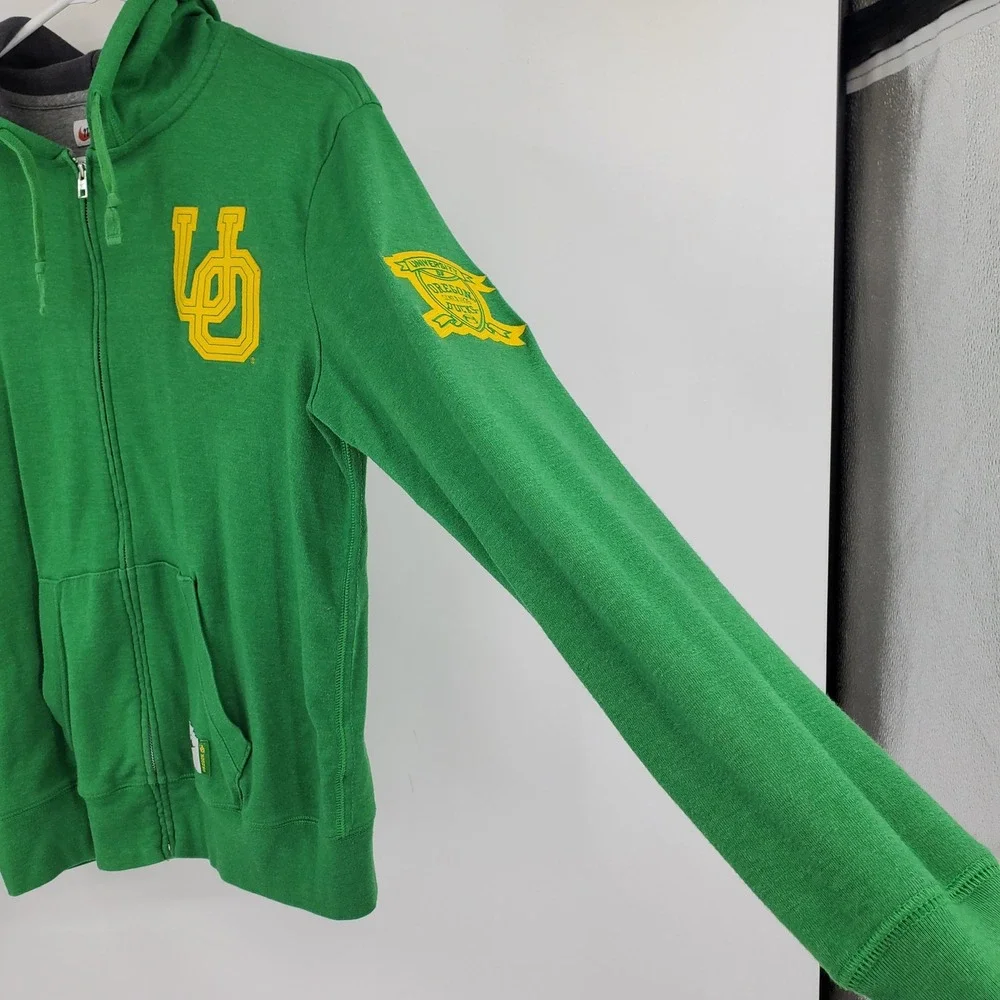 Vintage‎ Nike Oregon Ducks Full Zip Hoodie Green Large University of Oregon Y2K
